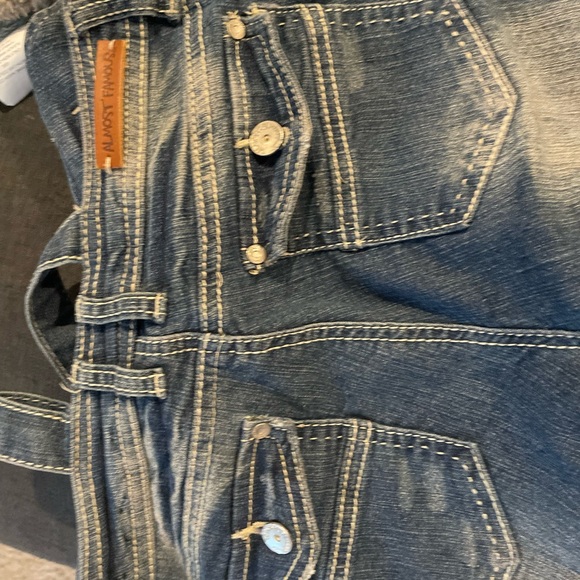 Beautiful blue jeans overall full length - Picture 3 of 4